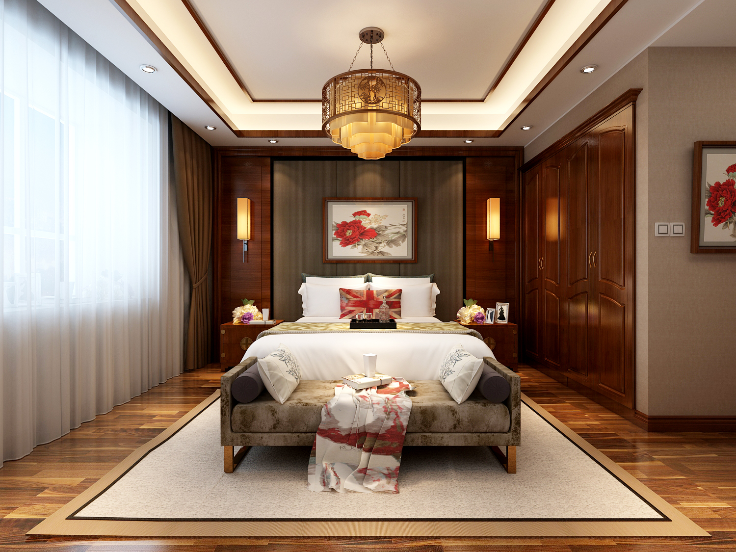 中式风格-150平米三居室