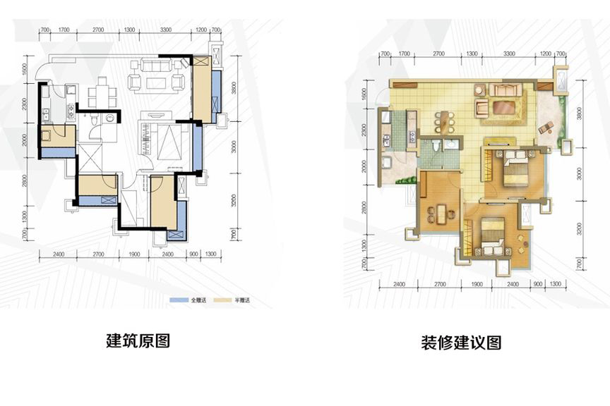 中信城--3居室90平米--东南亚风格