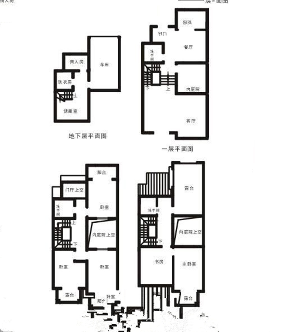 山水风华别墅-五居室-213.00平米-装修设计