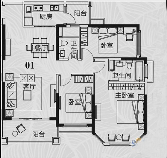 东海花园二期新古典风格