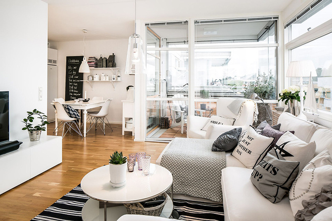 全包4万打造57㎡简欧新家 80后的极简蜗居美宅