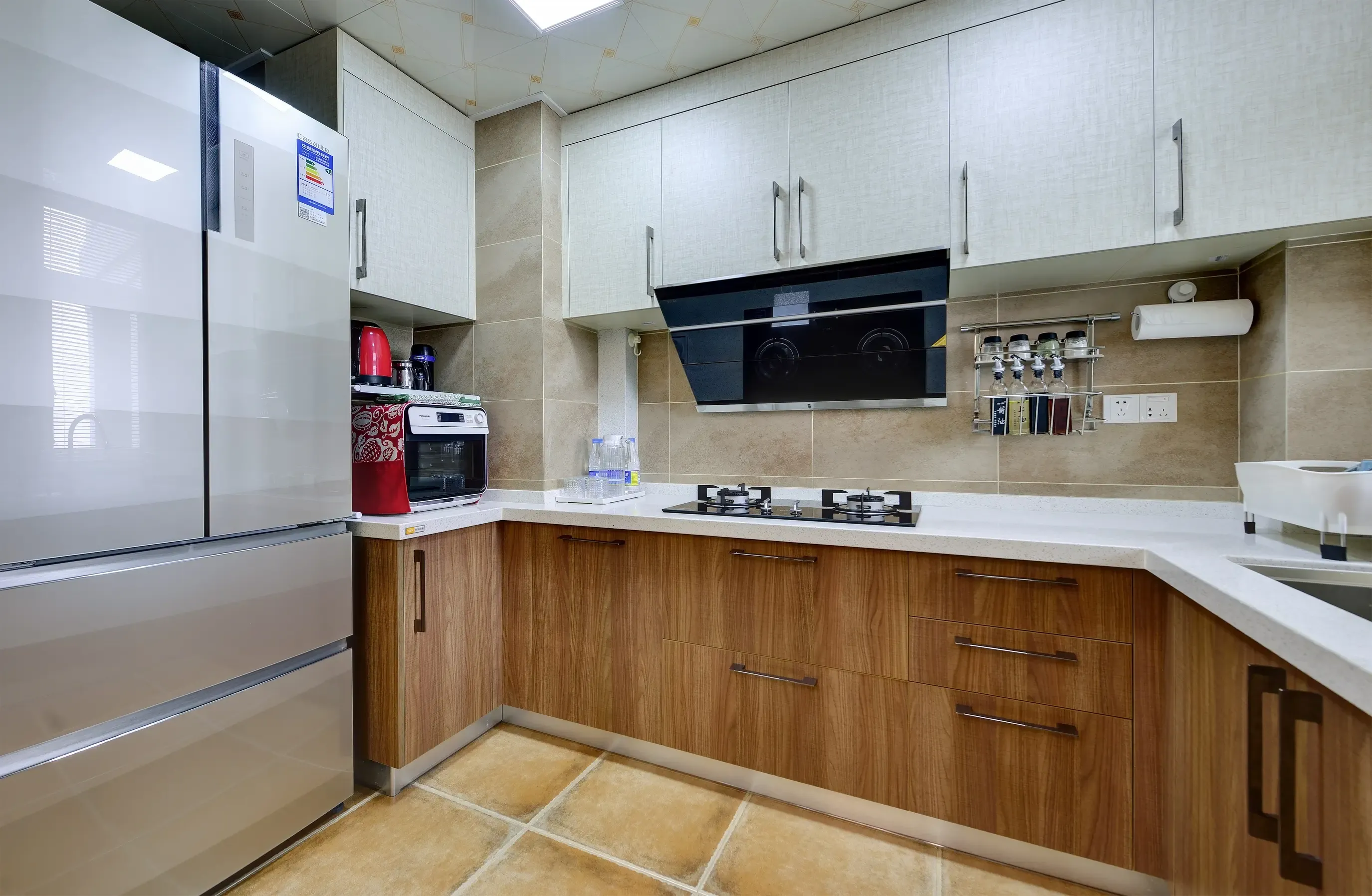 混搭风格三居室150平米11万-合生国际城装修案例-宁