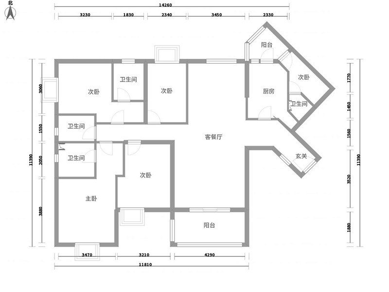 世纪江尚-新古典风格185平装修效果图