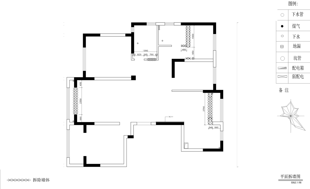 华府庄园130㎡三室两厅简欧风格案例