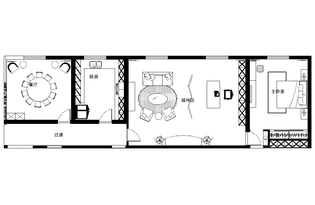 天津今朝装饰 自建房 150平米 简约中式