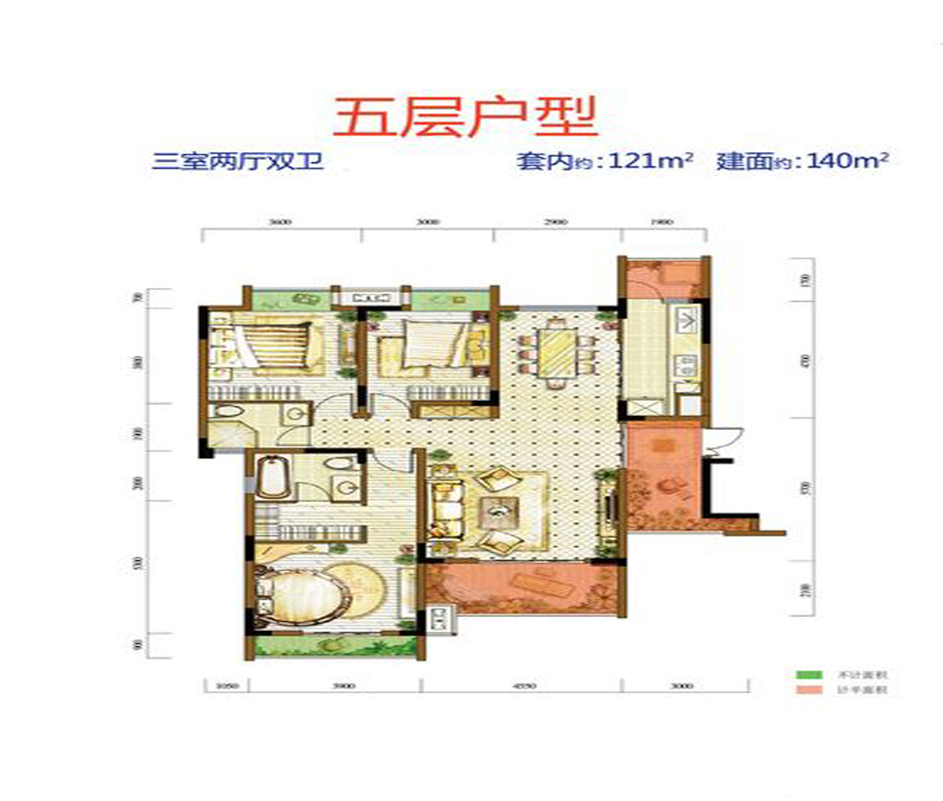 嘉悦江庭户型图图片