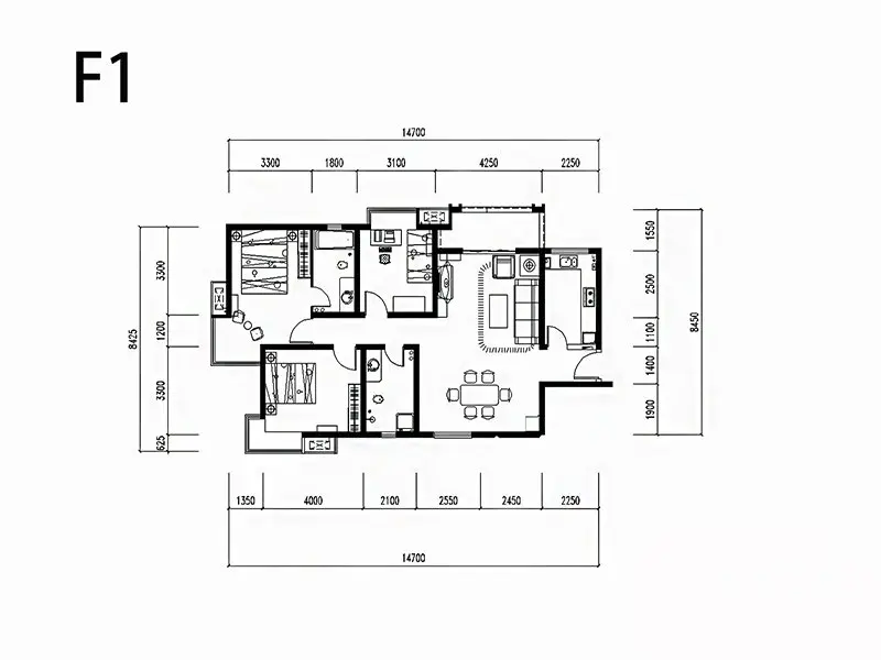 田园+美式129㎡混搭3居家实景案例赏析