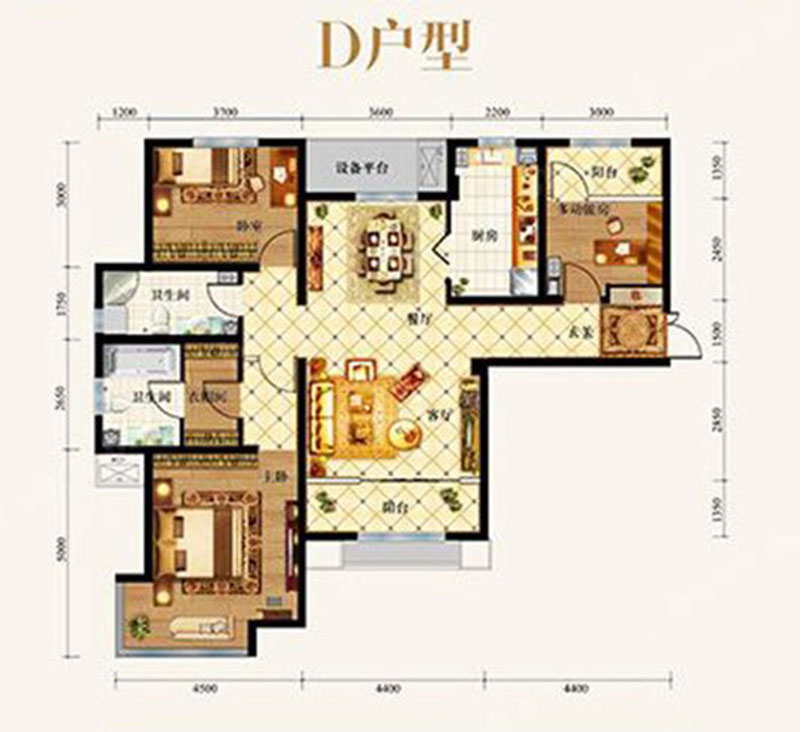 五矿榕园旷世公馆_新中式风格_设计案例效果图