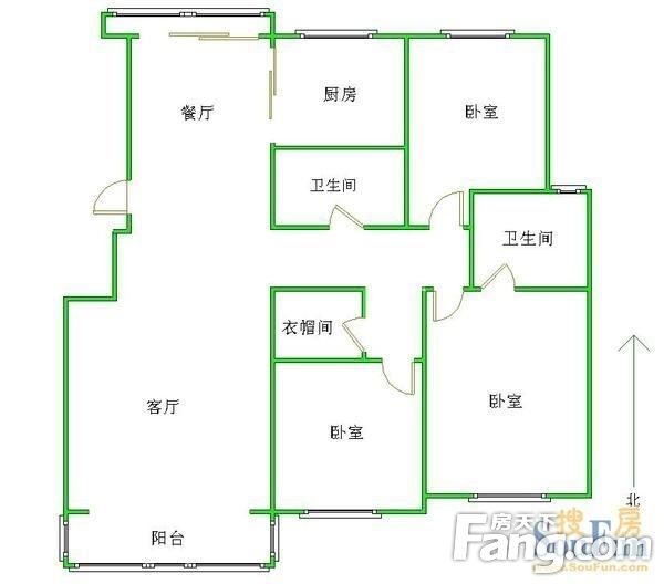 国际城-中式风格-三居室