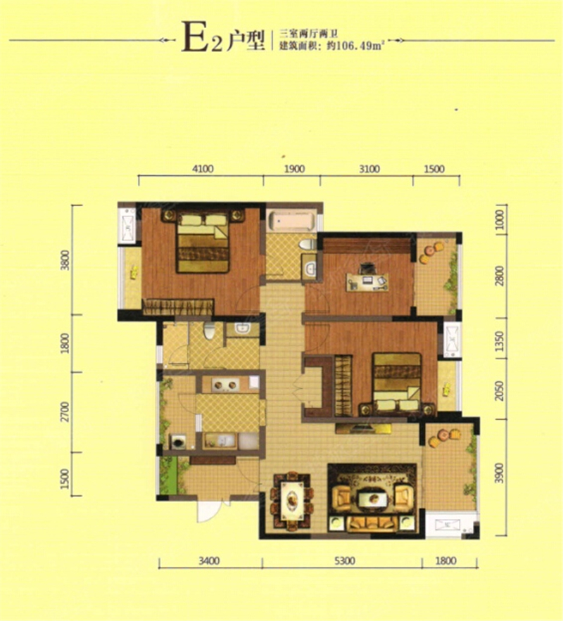 香山长岛-欧式风格-五居室