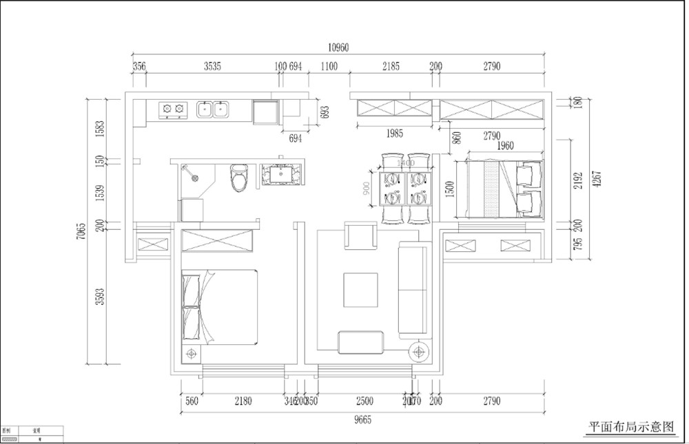 力天装饰-洞庭路壹号-130㎡-现代简约