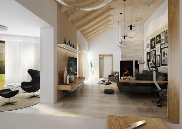 玫瑰湾 创造现代室内空间 现代乡村住宅