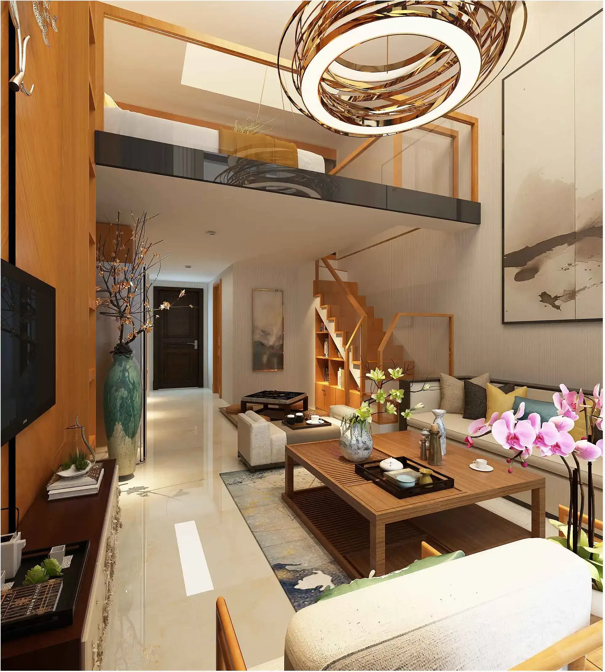 海信龙奥九号loft公寓现代简约风格