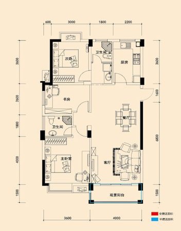 祥源城-欧美风格-二居室