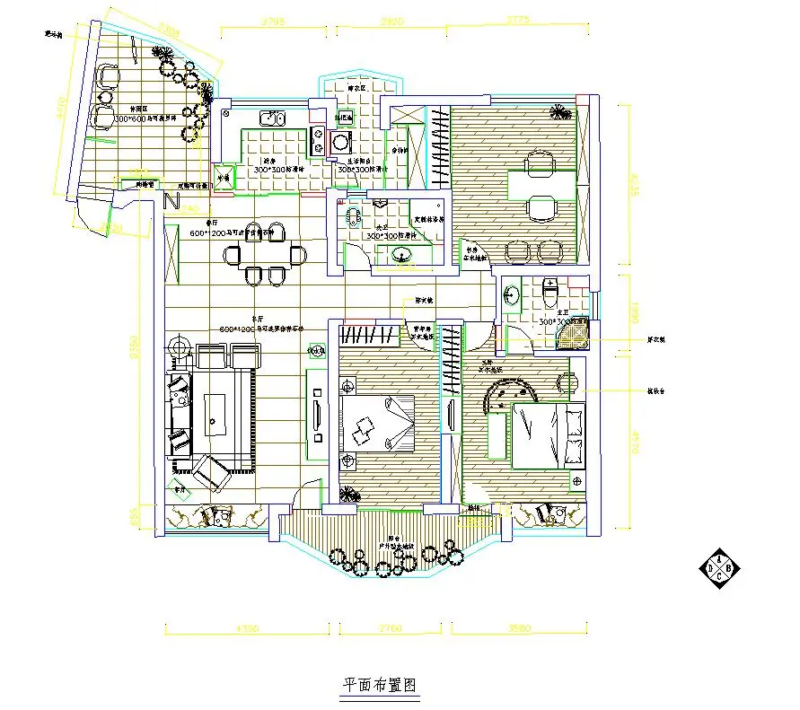 华标广场-美式恬静效果图-两手硬