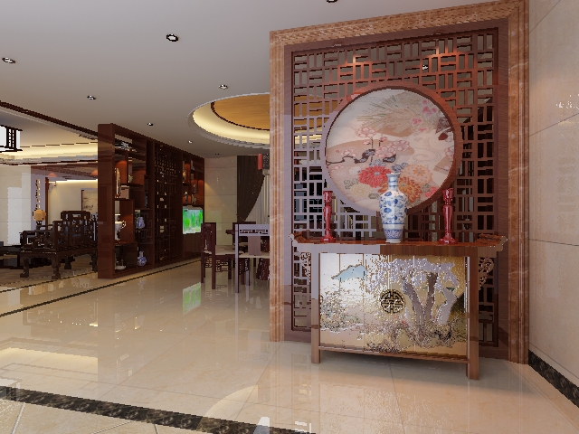 中式风格设计锦绣园自住型商品房