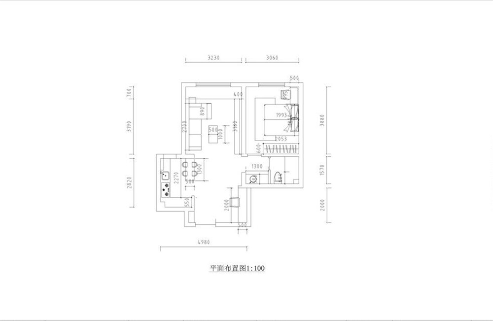 【力天装饰】旺海公府 一居 北欧 45㎡