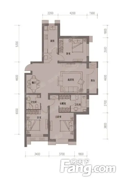 幸福里166平米简欧风格效果图赏析