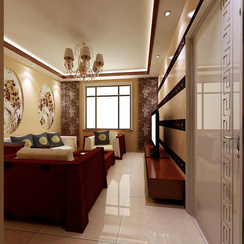 观锦 现代中式风格 二居室