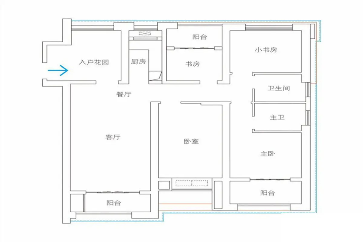 世茂大观-美式风格-四居室