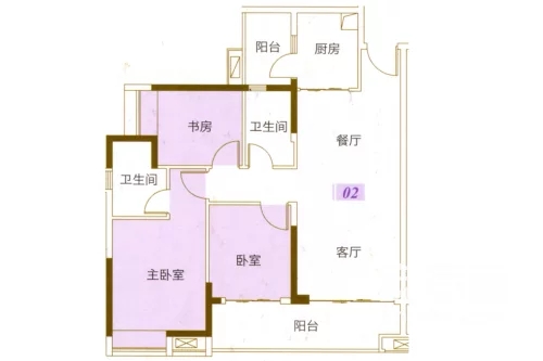 新中式岭南林语三居室115方