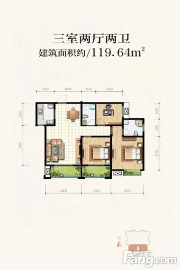 智慧新城-120㎡-简欧风格