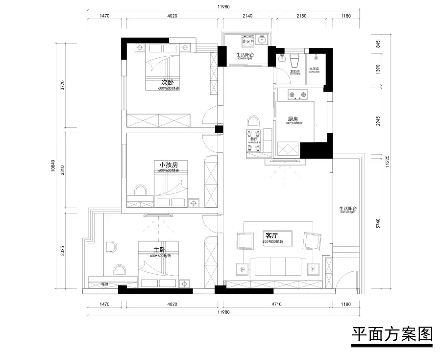 美林湖畔-三居混搭文艺-两手硬