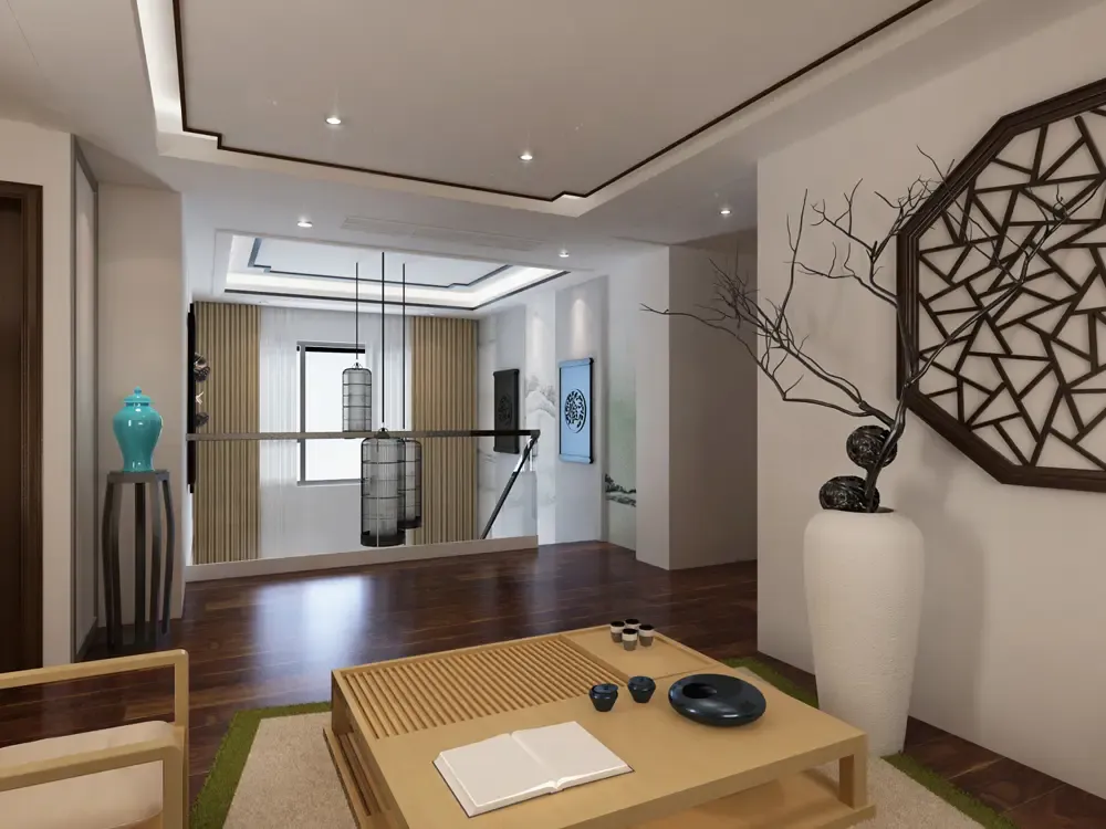 休闲区 徽派风格别墅装修的特点是在造型,设计,结构,布局到装饰美化都