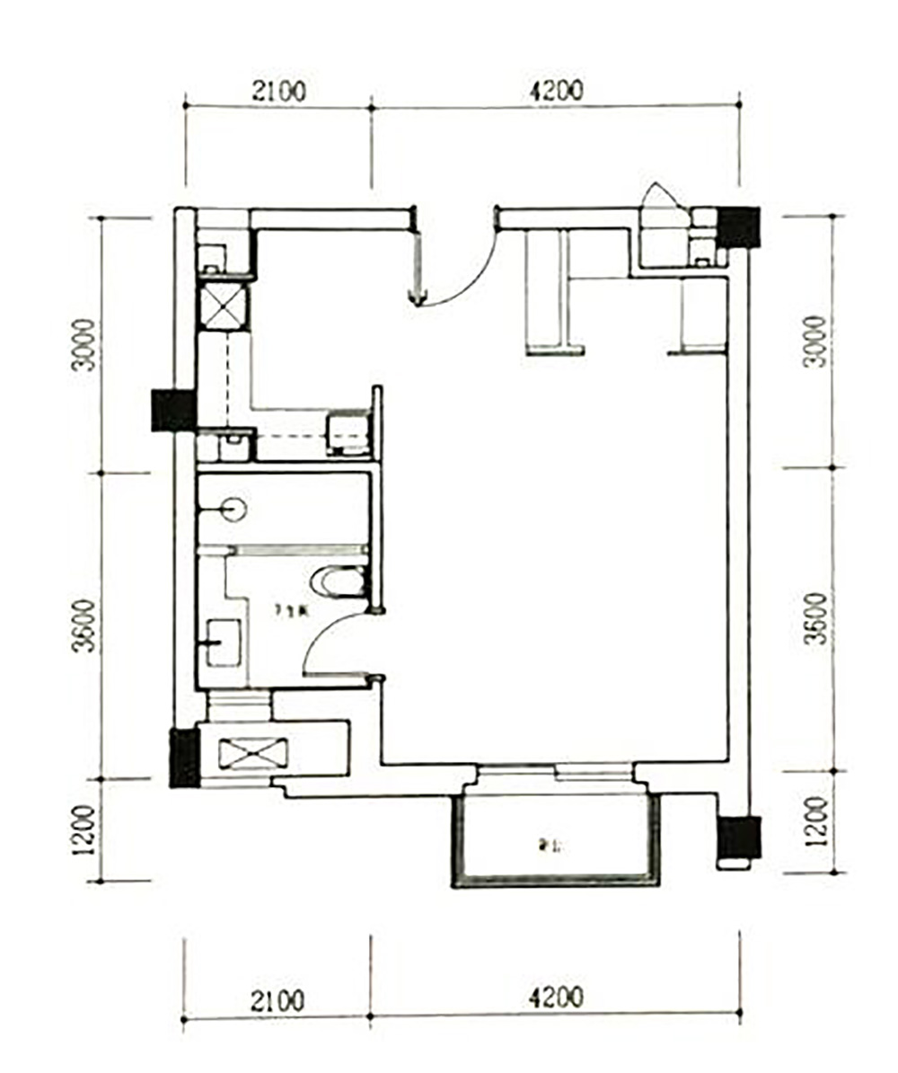 中旅·紫金名门—89平欧式三居室