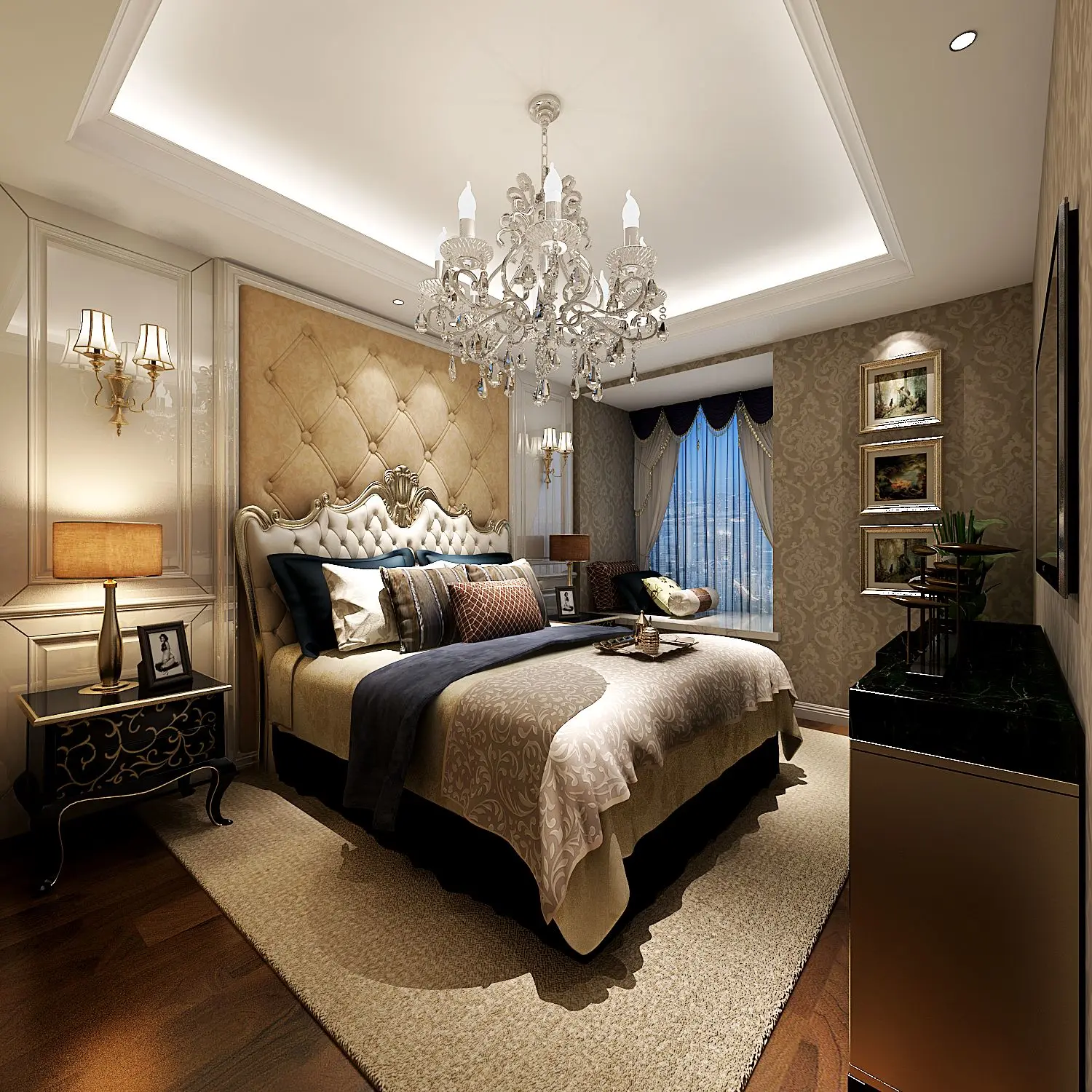 2万-百协大溪地装修案例-合肥房天下家居装修网