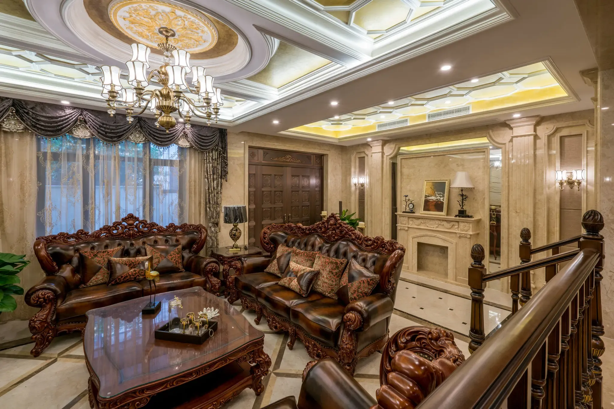 岚山别墅·混搭欧式宅邸实景雅居