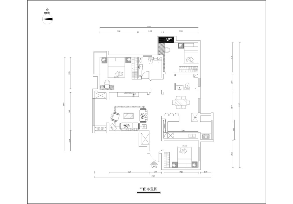 天津今朝装饰 东方明珠苑 130㎡ 现代风格