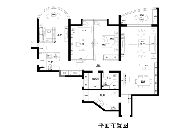 美式风格设计珠江绿洲