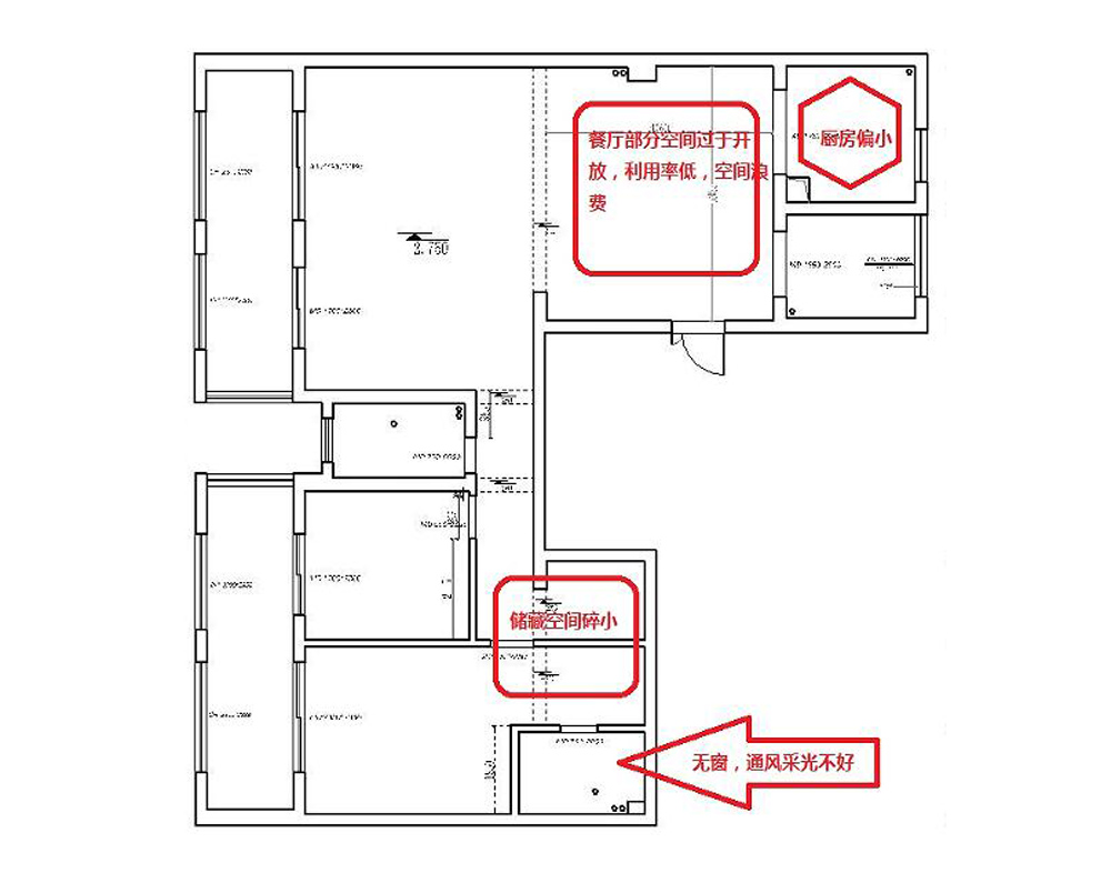 天元世家186㎡四室两厅后现代风格案例