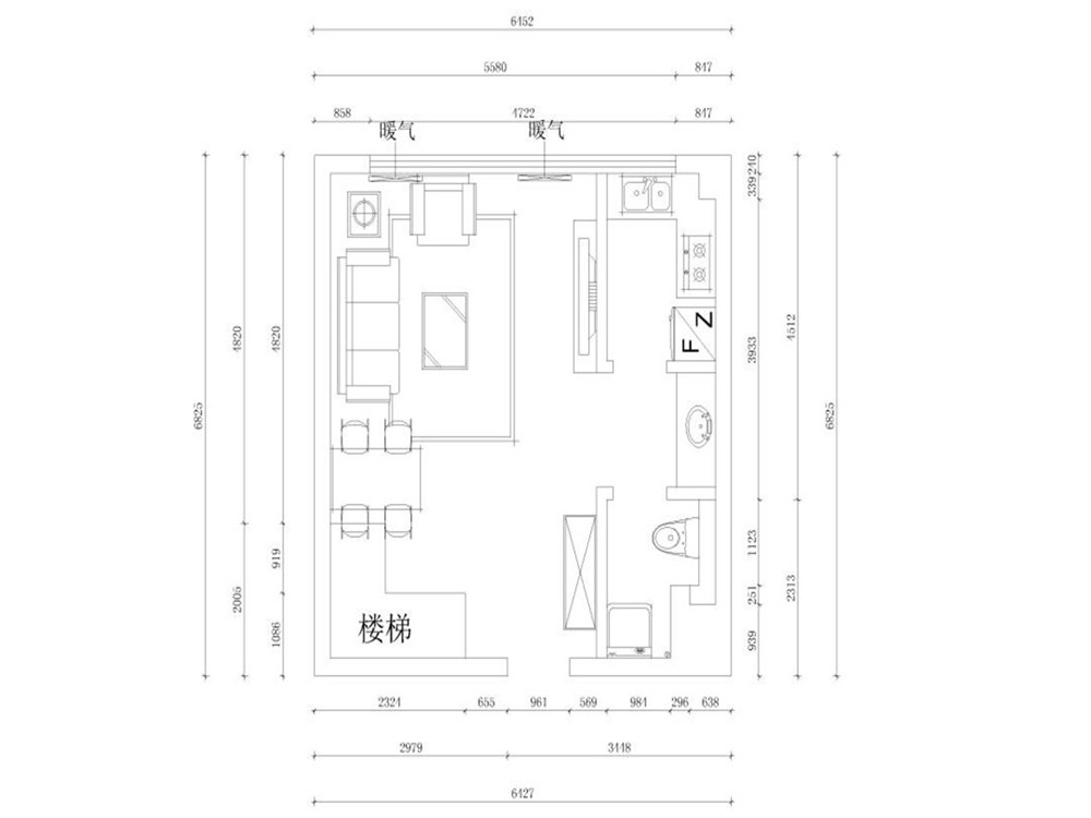 【力天装饰】蓝庭国际 两居 简约 100㎡