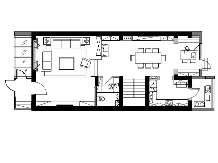 金地格林格林 320平米美式别墅装修效果图