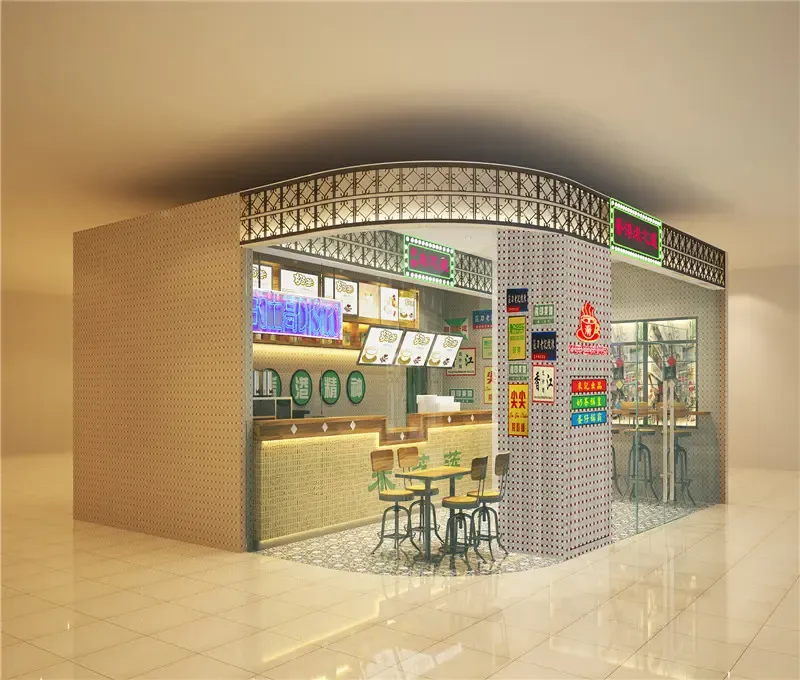 现代简约其它88平米10万_虎门万达广场商铺装修案例-东莞房天下家居