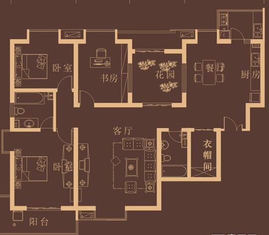 兴庆宫169平新中式案例赏析