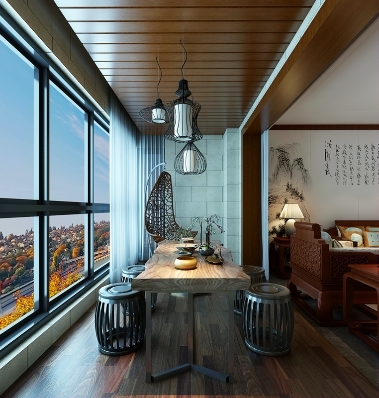 紫薇永和坊四居室295㎡新中式设计