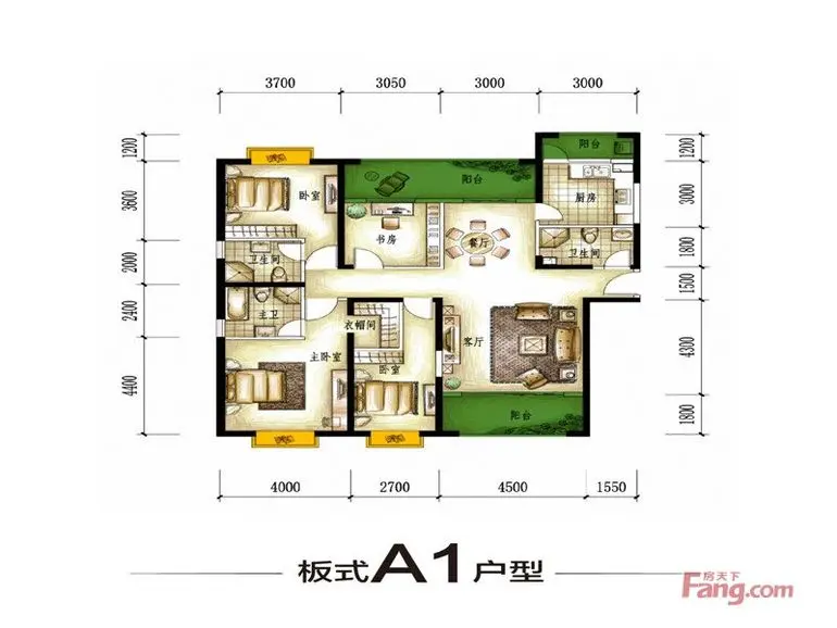 园城小区欧式风格装修效果图