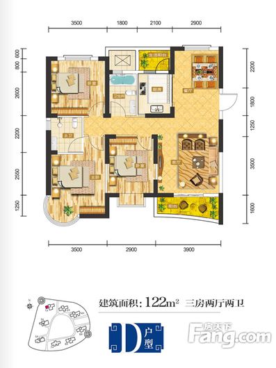 江南新天地 122平 地中海