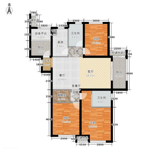 保利香槟国际141平四室两厅两卫欧式奢华风格