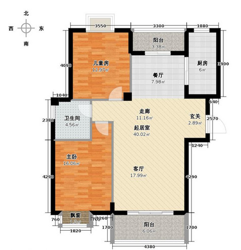 中式风格—109平米—三居室