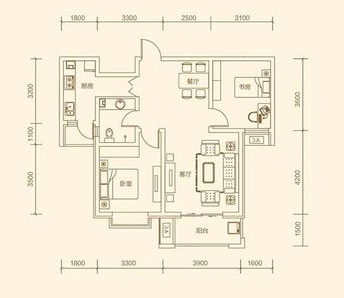 维多利亚时代简欧两室两厅一卫92平