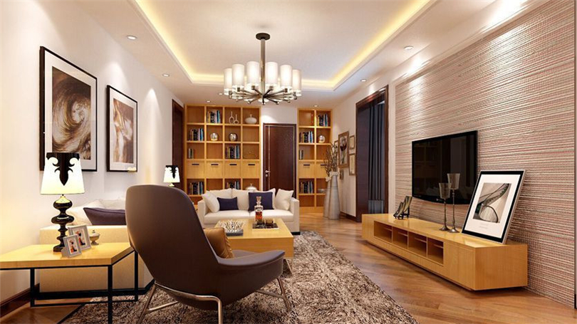 华展国际公寓179平北欧风格效果图设计