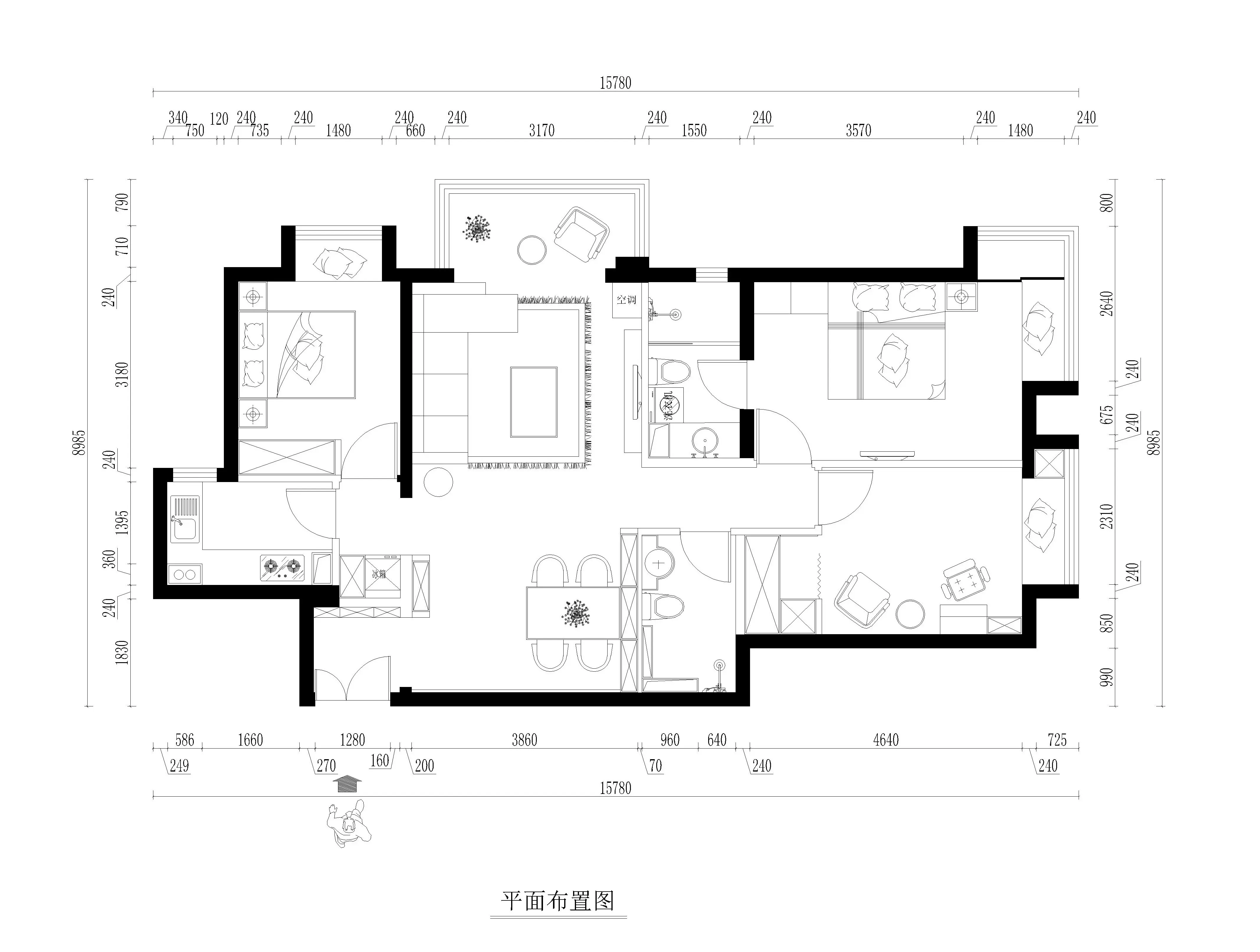 简欧风格三居室