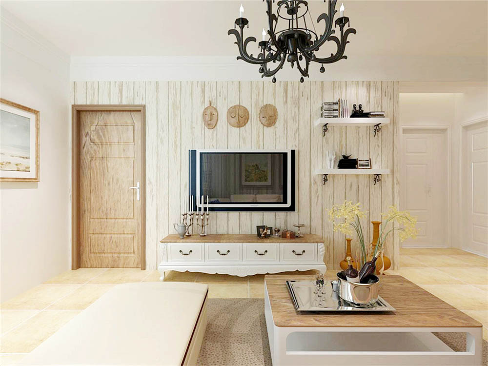 金地铂悦-北欧风格-二居室 效果图