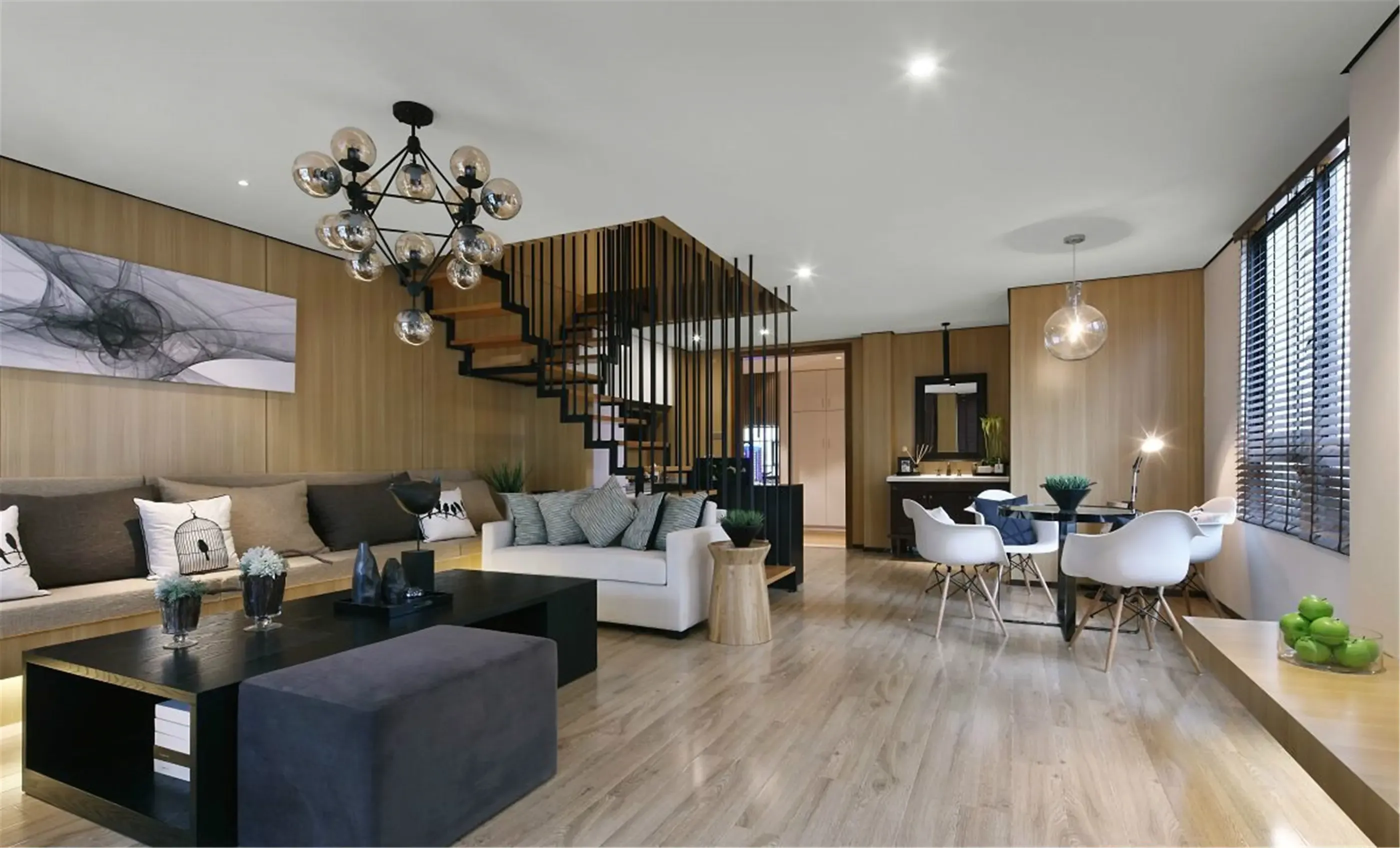 可爱又迷人的简约loft