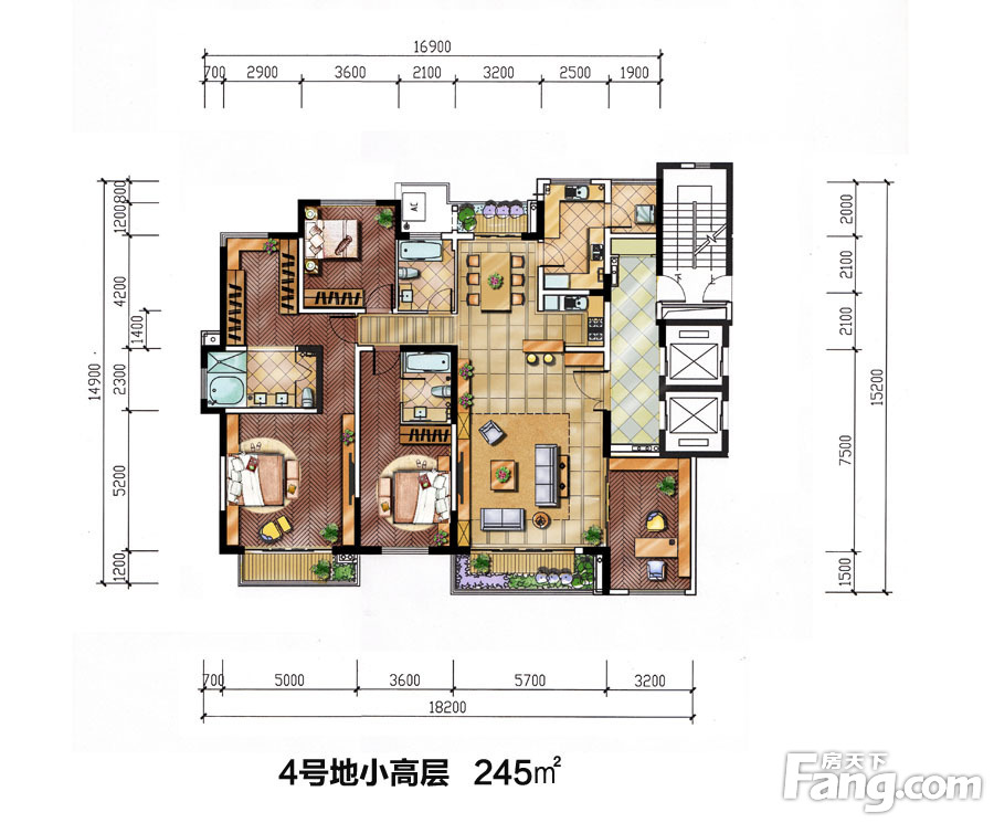 245平现代简约风格