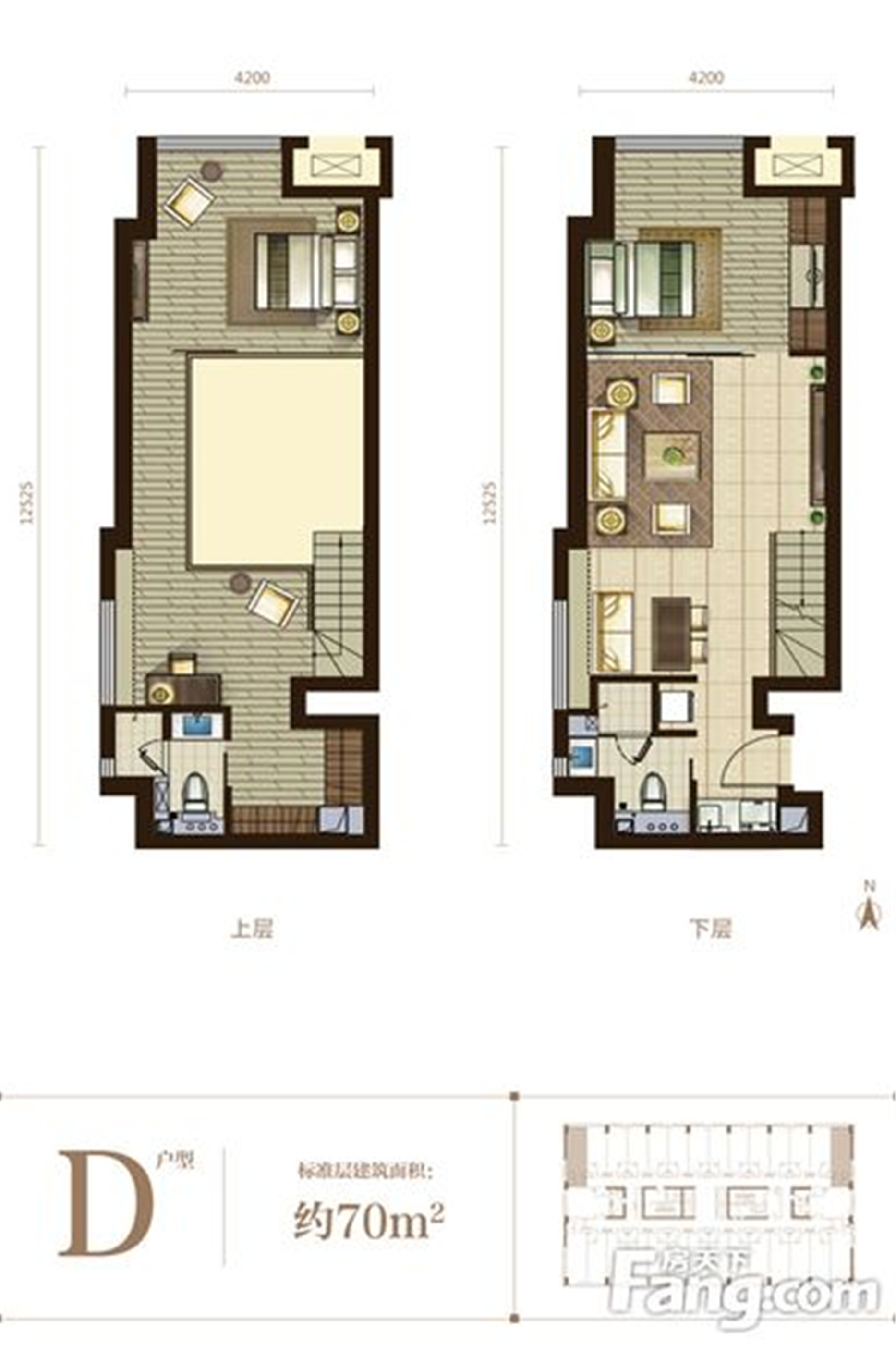 可爱又迷人的简约loft